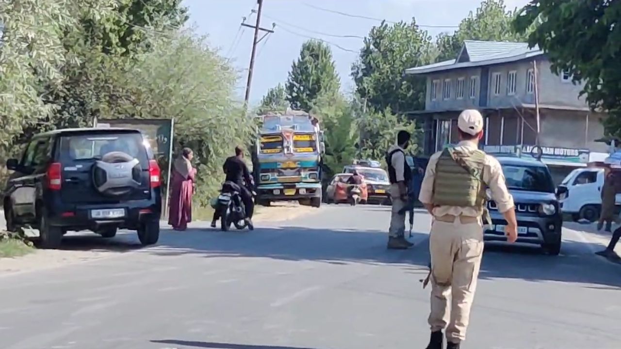 Terrorist attack in Kashmir security forces on the spot