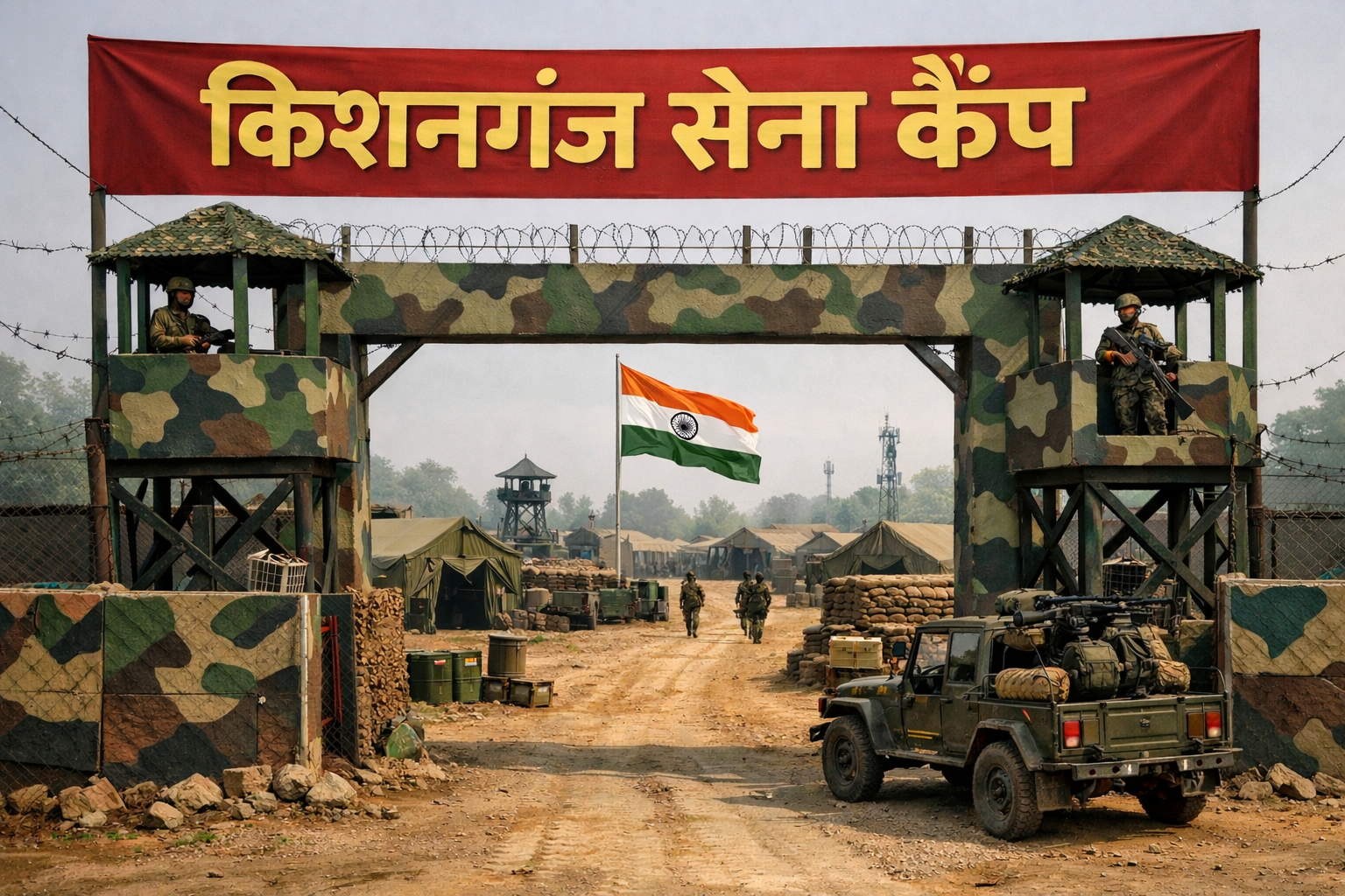 Kishanganj army Camp, Kishanganj Military Camp